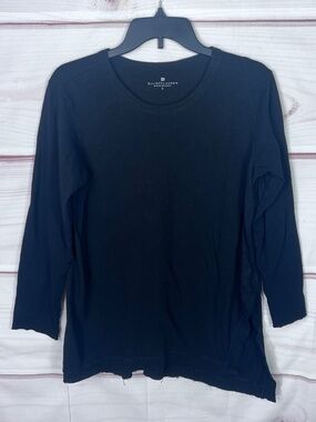 Elliot Lauren Black tee shirt 3/4 sleeve
